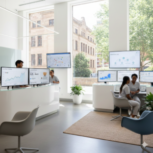 Dental clinic office with local SEO optimization for attracting nearby patients